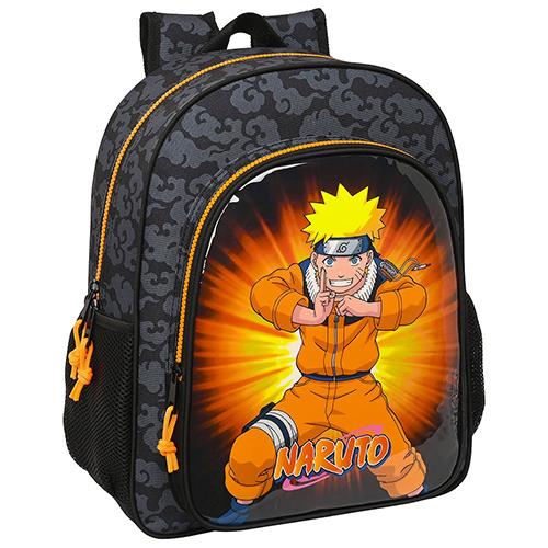 Mochila infantil adaptable a carro bolsillo Naruto Junior 38 Cm