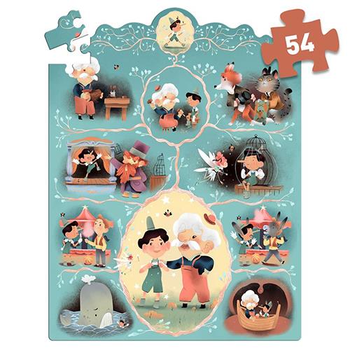 Puzzle Cuentos Pinocho Djeco