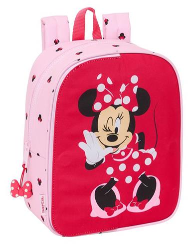 Mochila infantil  adaptable a carro INTERCAMBIABLE MINNIE MOUSE NAIVE 22x27x10cm