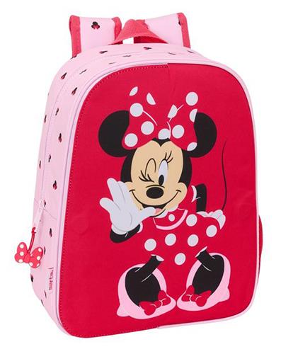 Mochila infantil adaptable a carro FRONT-INTER MINNIE MOUSE NAIVE 26x34x11cm