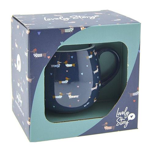 Taza ovalada -400 ML - PERROS AZUL