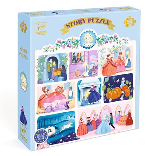 Puzzle Cuentos  La cenicienta 54 piezas Djeco