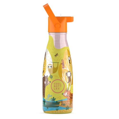 Botellas infantiles de 260 ml - Botella de Agua para Niños Jungle Park