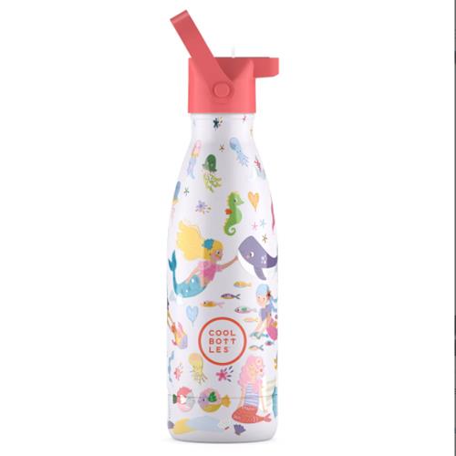 Botellas infantiles de 350 ml - Botella de Agua para Niños Sweet Mermaids