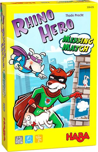 Juego HABA RHINO HERO- MISSING MATCH