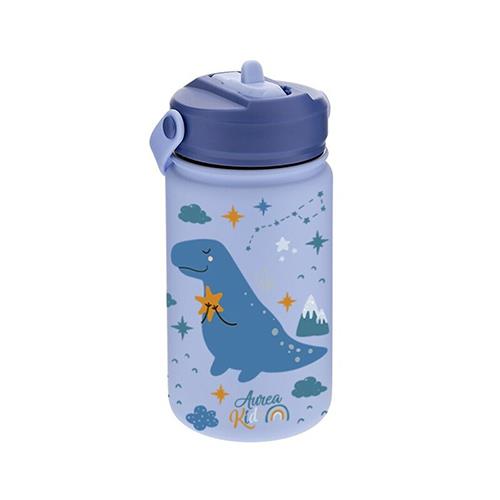 Botella acero 330ML ADAPTADOR INFANTIL CON PAJITA - SKY DINO