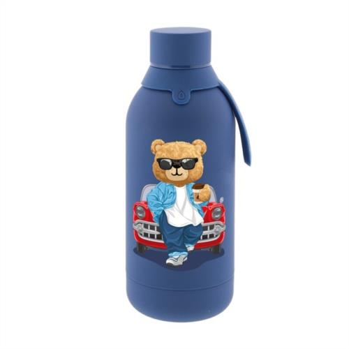 Botella termo acero 500ml. Dark Blue Cool Teddy Style