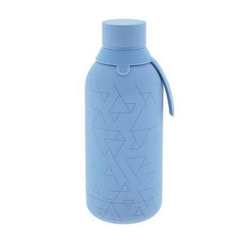 Botella termo acero 500ml. Petrol Blue Angle Geometrix