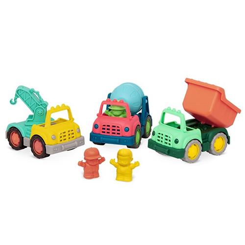 Wonder Wheels Set de 3 mini camiones