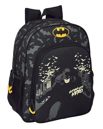 Mochila Junior adaptable a carro BATMAN HERO 32x38x12cm