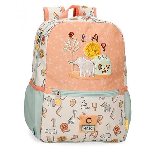 Mochila De Paseo Enso Play All Day 32 Cm Adaptable A Carro